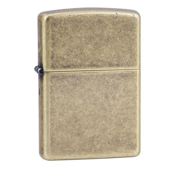 Зажигалка ZIPPO 201FB FLAT BTM ANTIQUE BRASS