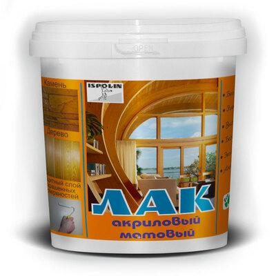 Лак акриловый Ispolin универсальный матовый 0,5 л (28715821) Лак акриловый Ispolin универсальный матовый 0,5 л (28715821)