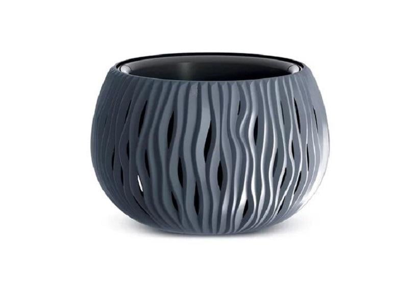Горшок для цветов Sandy Bowl 240 Антрацитовый (DSK)