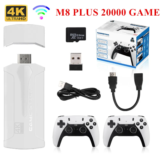 Ігрова приставка Game Stick Lite M8 64 Gb 20000 ігор HDMI 4K Ultra HD з двома джойстиками (18774171) - фото 4