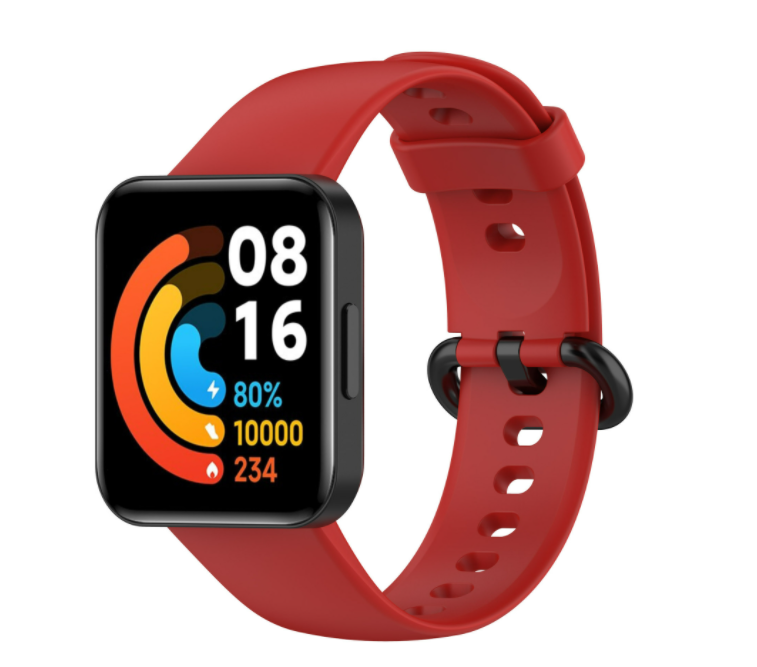Ремінець CDK Silicone Sport Band Classic для Xiaomi Redmi Watch 2 Red (013576) - фото 2