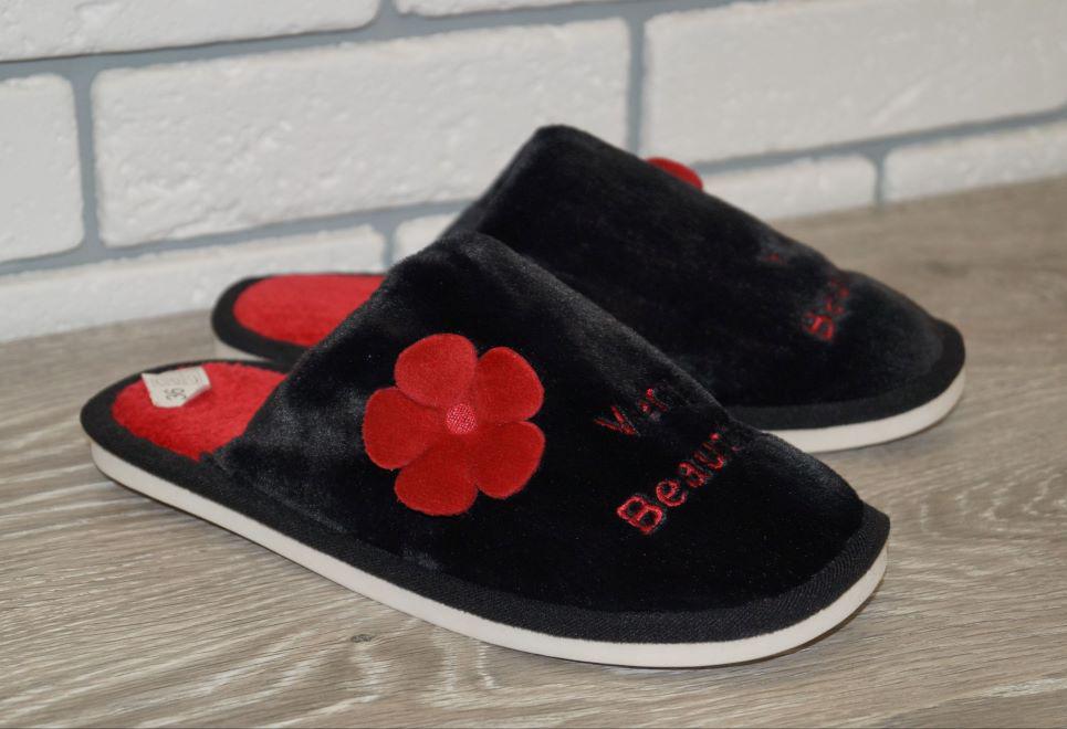 Тапочки кімнатні Alex р. 36/37 23,5 см Чорний (30736-3637)