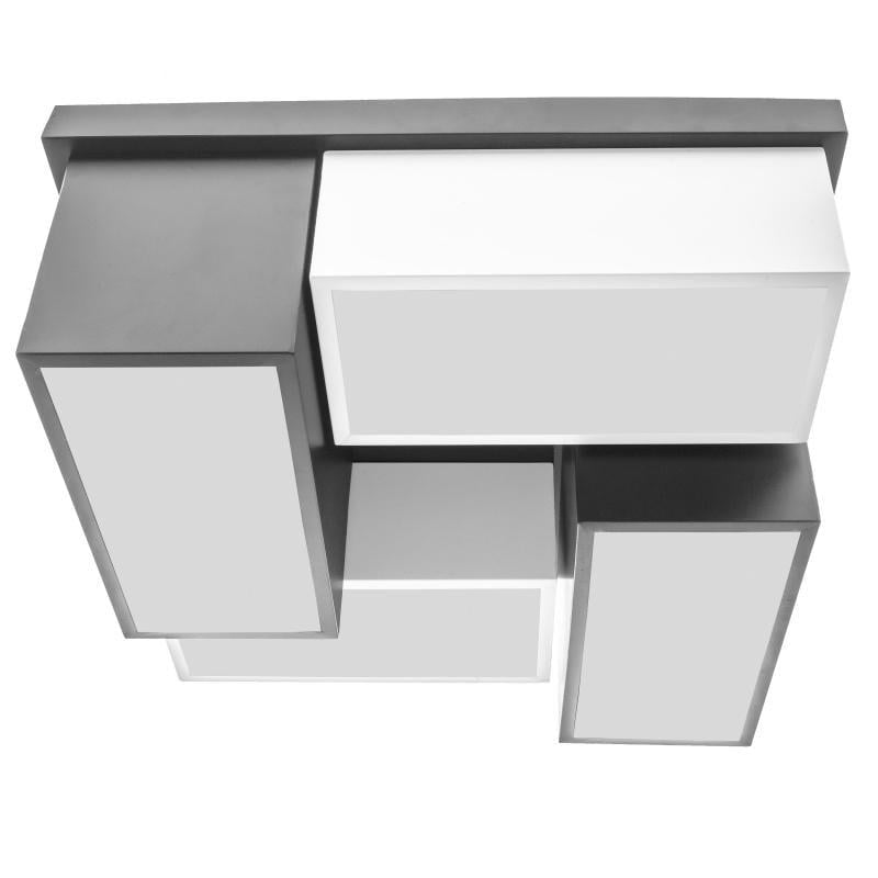 Світильник світлодіодний настінно-стельовий накладний Brille WBL-12/40W WW WH/BK