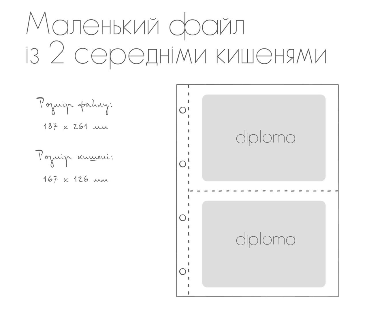 Папка для сімейних документів Classic А4 шкіра Рудий (Н 532-00-316924) - фото 8