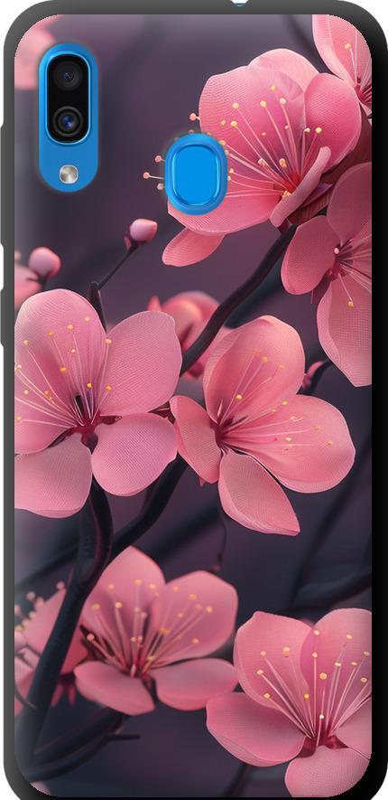 Чехол на Samsung Galaxy A20 2019 A205F Пурпурная сакура (6075b-1761-42517)