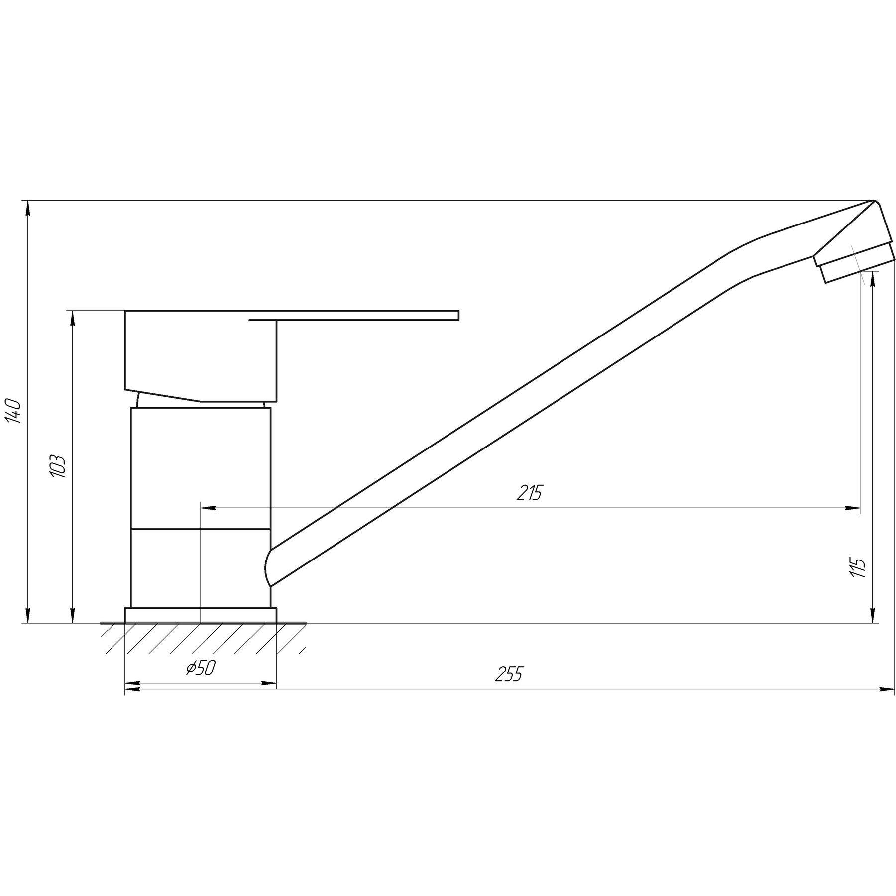 Змішувач для кухні Globus Lux MAIN SM-203 - фото 4