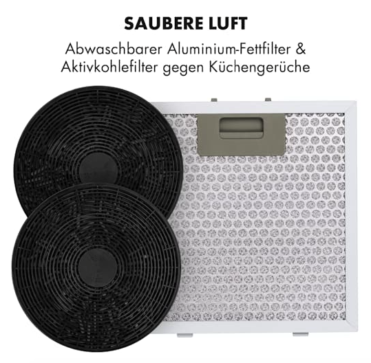 Вытяжка Klarstein Barett Island 558 м³/ч d 35 см (10032303) - фото 7 Вытяжка Klarstein Barett Island 558 м³/ч d 35 см (10032303) - фото 7