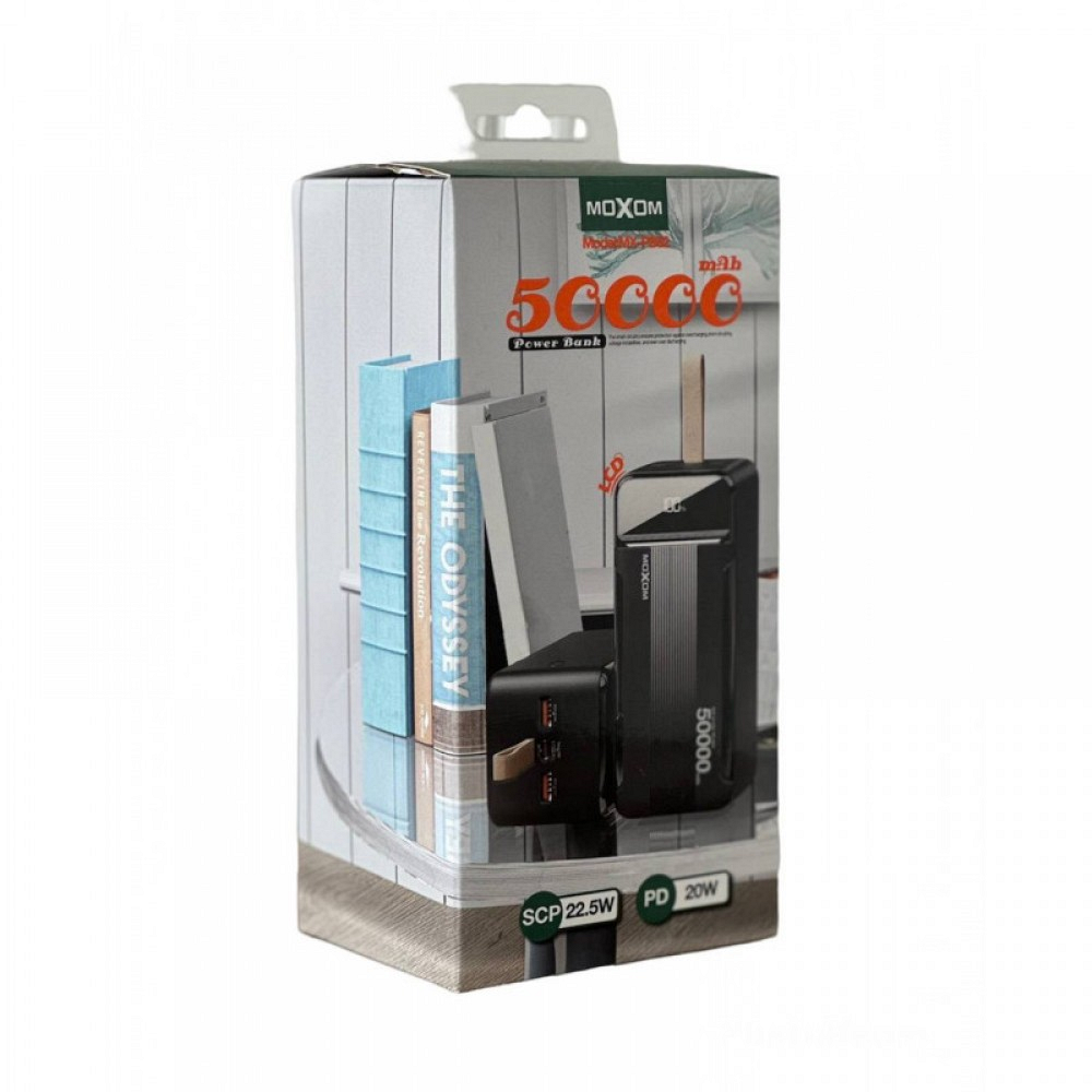 Повербанк MOXOM MX-PB62 50000 mAh - фото 4 Повербанк MOXOM MX-PB62 50000 mAh - фото 4