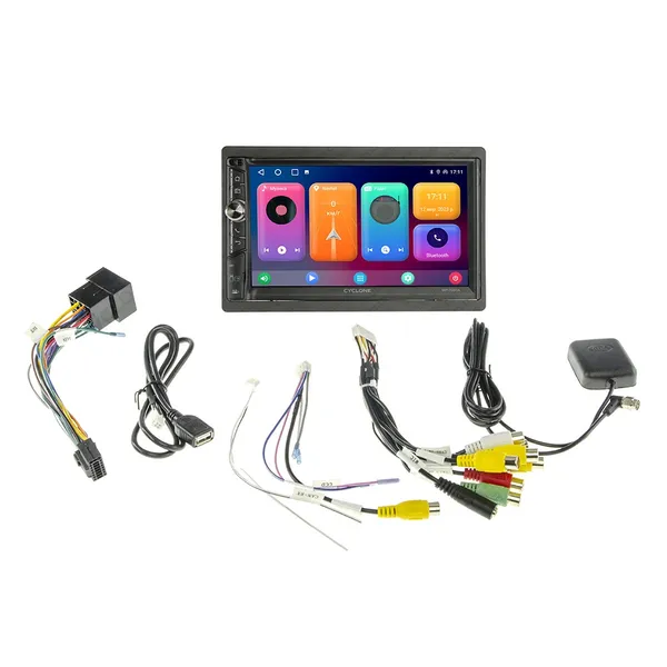 Автомагнітола сенсорна CYCLONE MP-7086A v3 Андроїд 7" WiFi Bluetooth навігація 2 32 GB (102-808) - фото 4 Автомагнітола сенсорна CYCLONE MP-7086A v3 Андроїд 7" WiFi Bluetooth навігація 2 32 GB (102-808) - фото 4