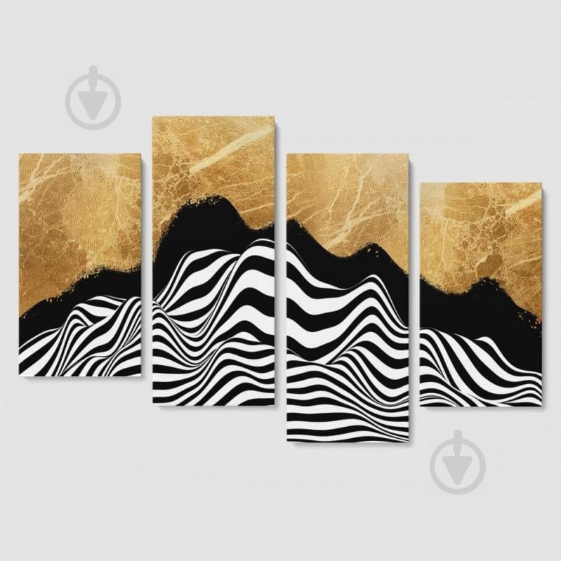 Модульная картина из четырех частей Malevich Store Фэшн 129x90 см (MK412832) Модульная картина из четырех частей Malevich Store Фэшн 129x90 см (MK412832)