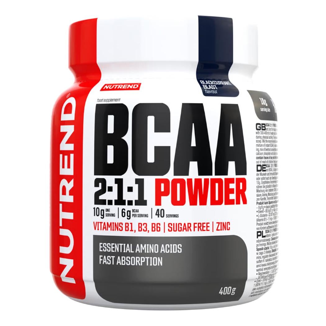 Аминокислоты Nutrend BCAA 2:1:1 Powder 400 г Черная смородина (21301-01)
