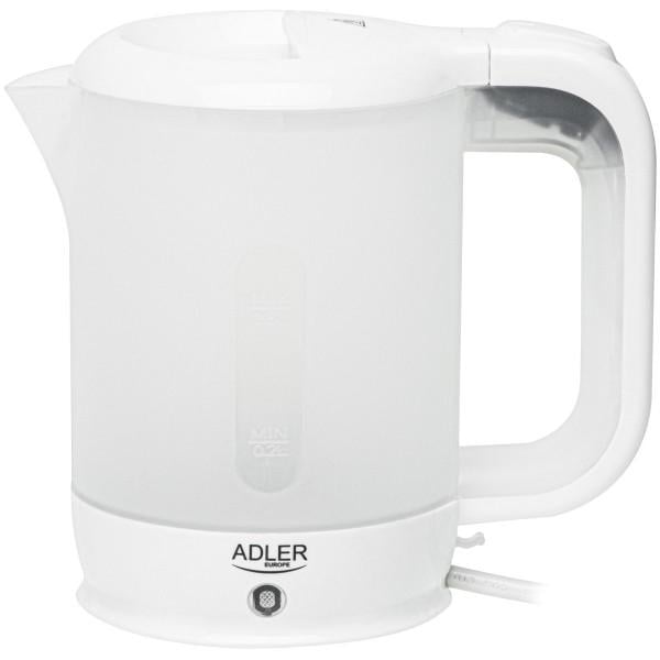 Электрочайник дорожный Adler AD 1381 900W 0,5 л 2 чашки/ложка White (AD1381) - фото 2 Электрочайник дорожный Adler AD 1381 900W 0,5 л 2 чашки/ложка White (AD1381) - фото 2