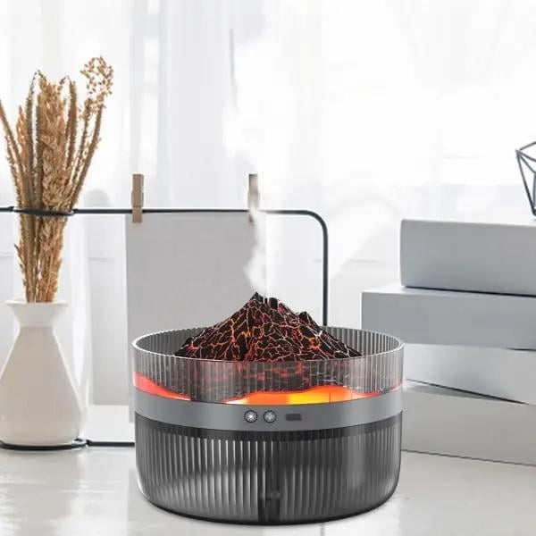 Увлажнитель воздуха-ночник Volcano Humidifier Черный (MS-14638) - фото 2