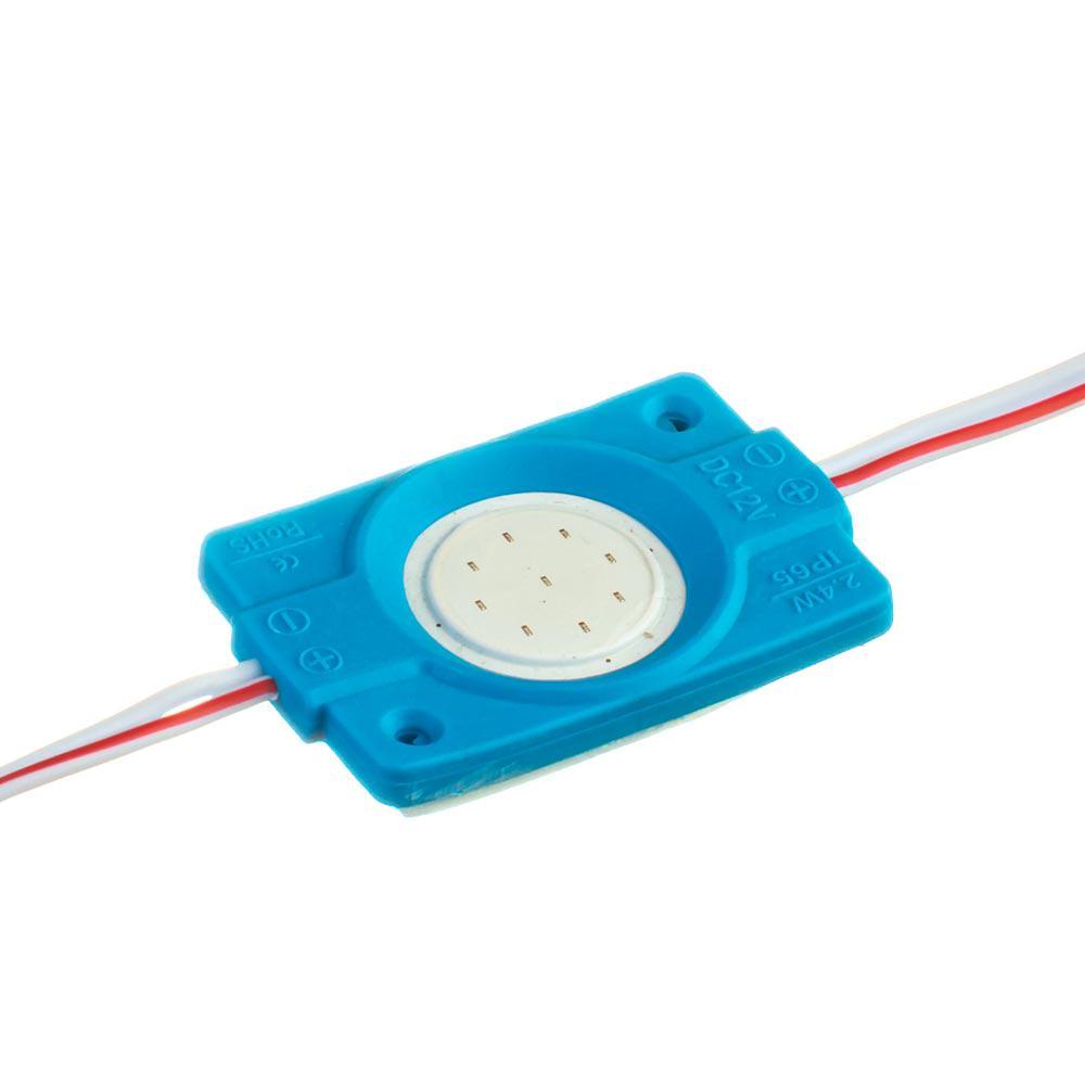 Светодиодный модуль MTK СОВ-Round-1LED-B-2,4W №97/3 Синий (27770997)