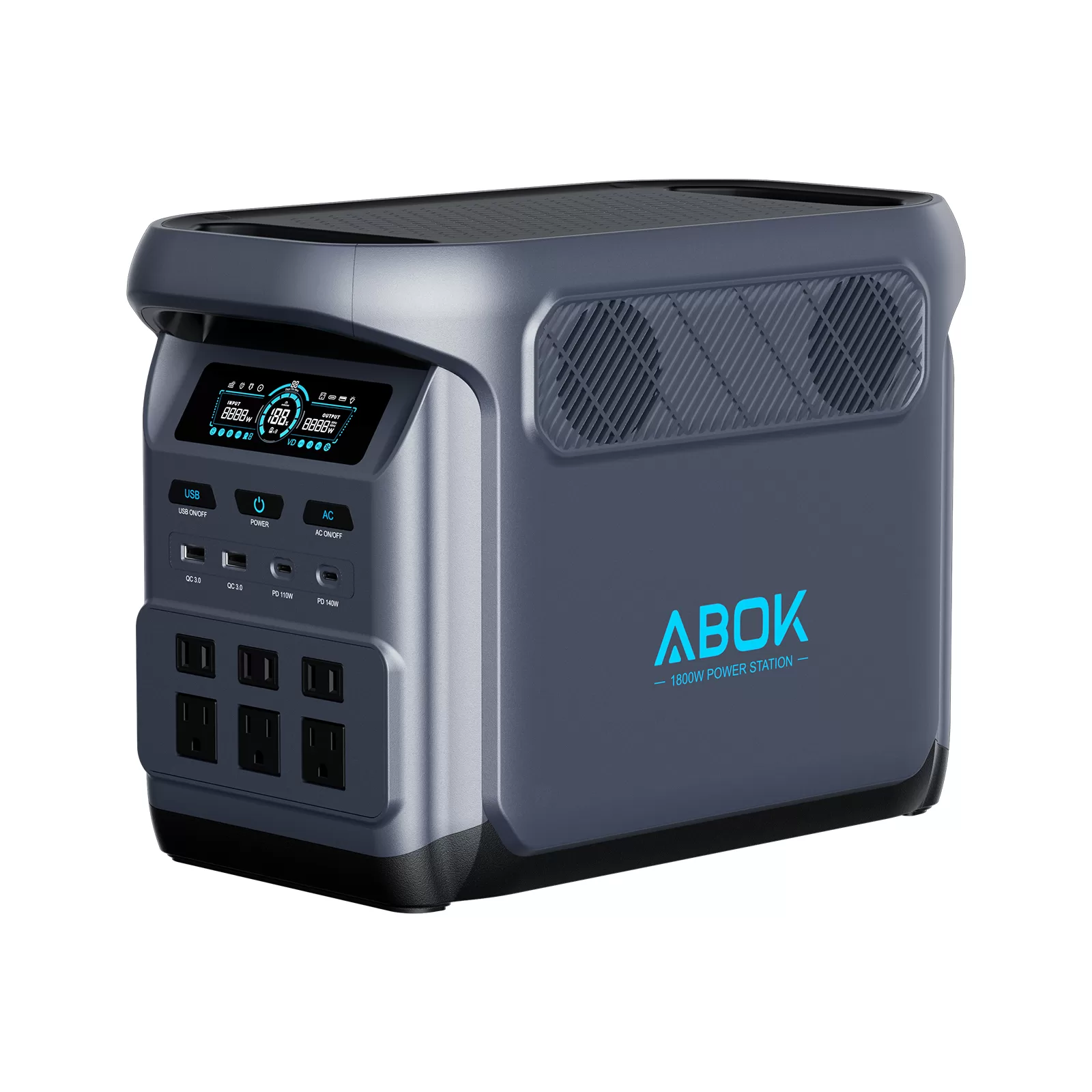Зарядная станция ABOK Ark1800 1800 Вт 1024 Вт/ч LiFePO4