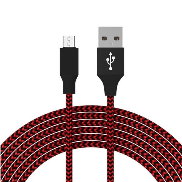 Кабель зарядный UWarmSof USB to Micro 2 м Красный (23263638) - фото 2