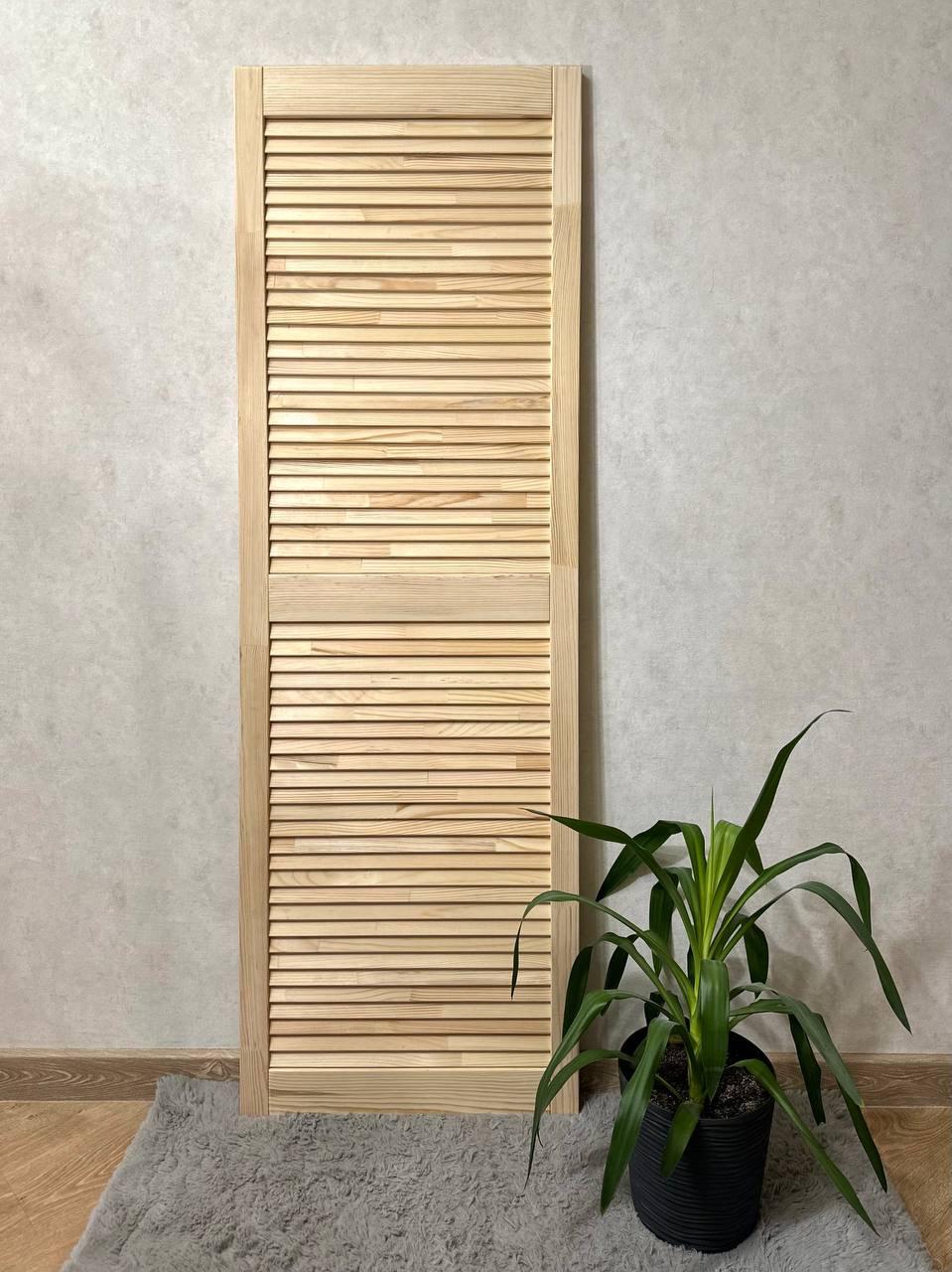 Дверцы жалюзийные деревянные 2421x394 мм (33003234)