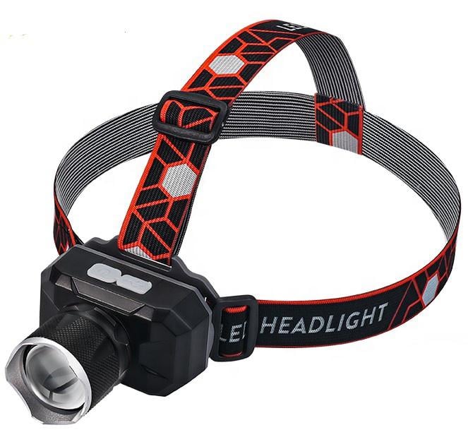 Налобный фонарь SQ-701 LED аккумуляторный