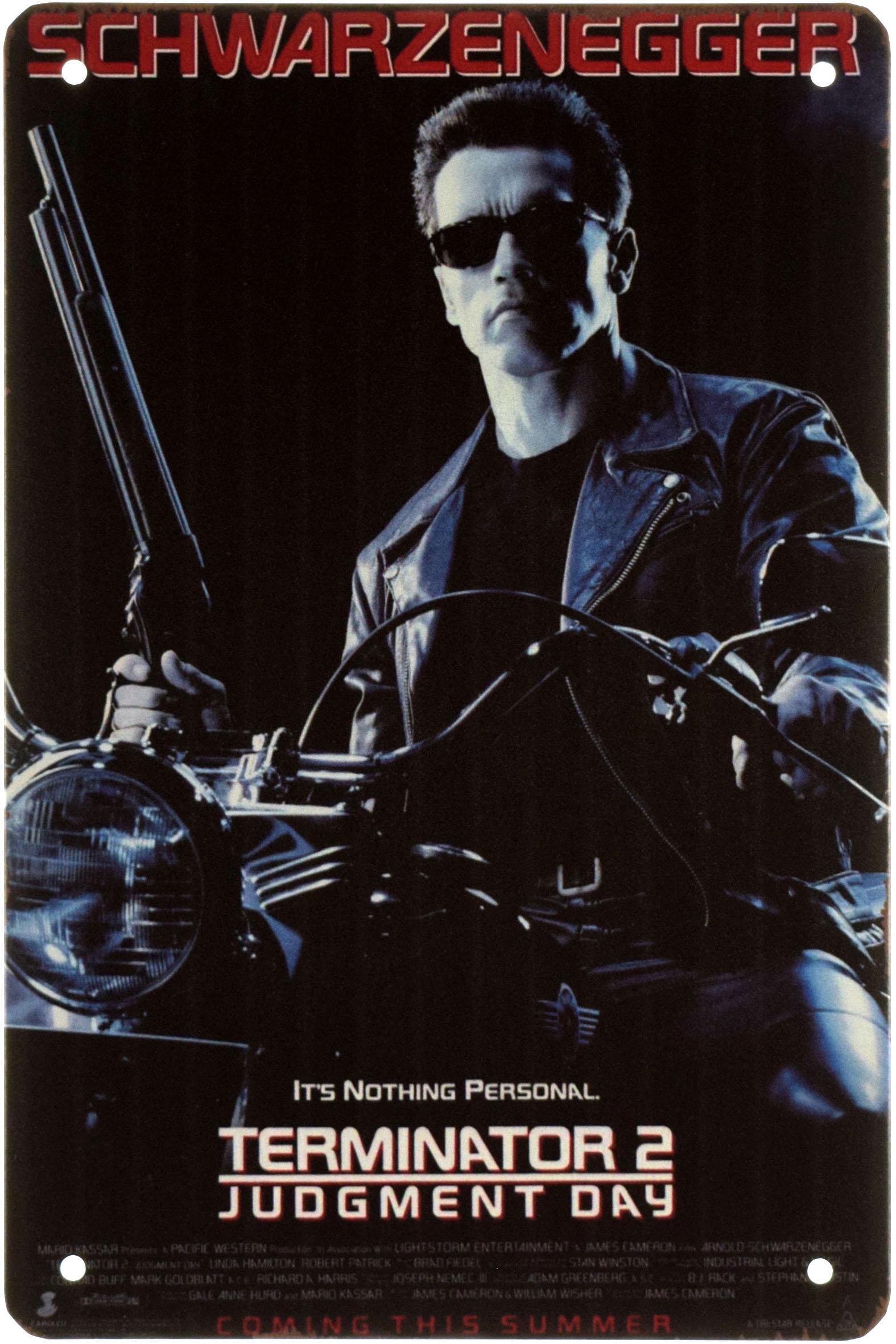 Табличка металева Термінатор 2 Судний День/Terminator 2 Judgment Day 20x30 см - фото 1 Табличка металева Термінатор 2 Судний День/Terminator 2 Judgment Day 20x30 см - фото 1