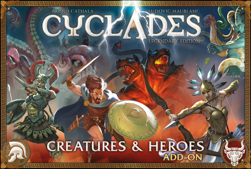 Настільна гра "Кіклади. Легендарне видання - Монстри і герої Cyclades: Creatures & Heroes" (16393) Настільна гра "Кіклади. Легендарне видання - Монстри і герої Cyclades: Creatures & Heroes" (16393)