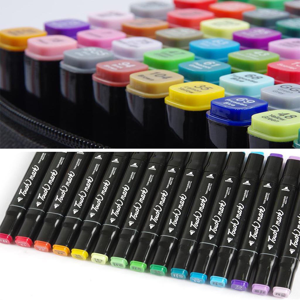 Набір двосторонніх скетч маркерів для малювання Touch Sketch 120 шт. (7886) - фото 9 Набір двосторонніх скетч маркерів для малювання Touch Sketch 120 шт. (7886) - фото 9