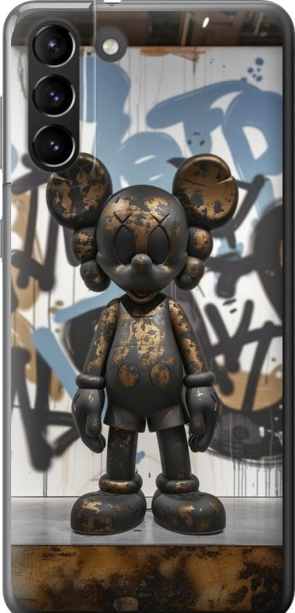 Чехол на Samsung Galaxy S21 Plus Bronze kaws v2 (6098t-2115-42517)