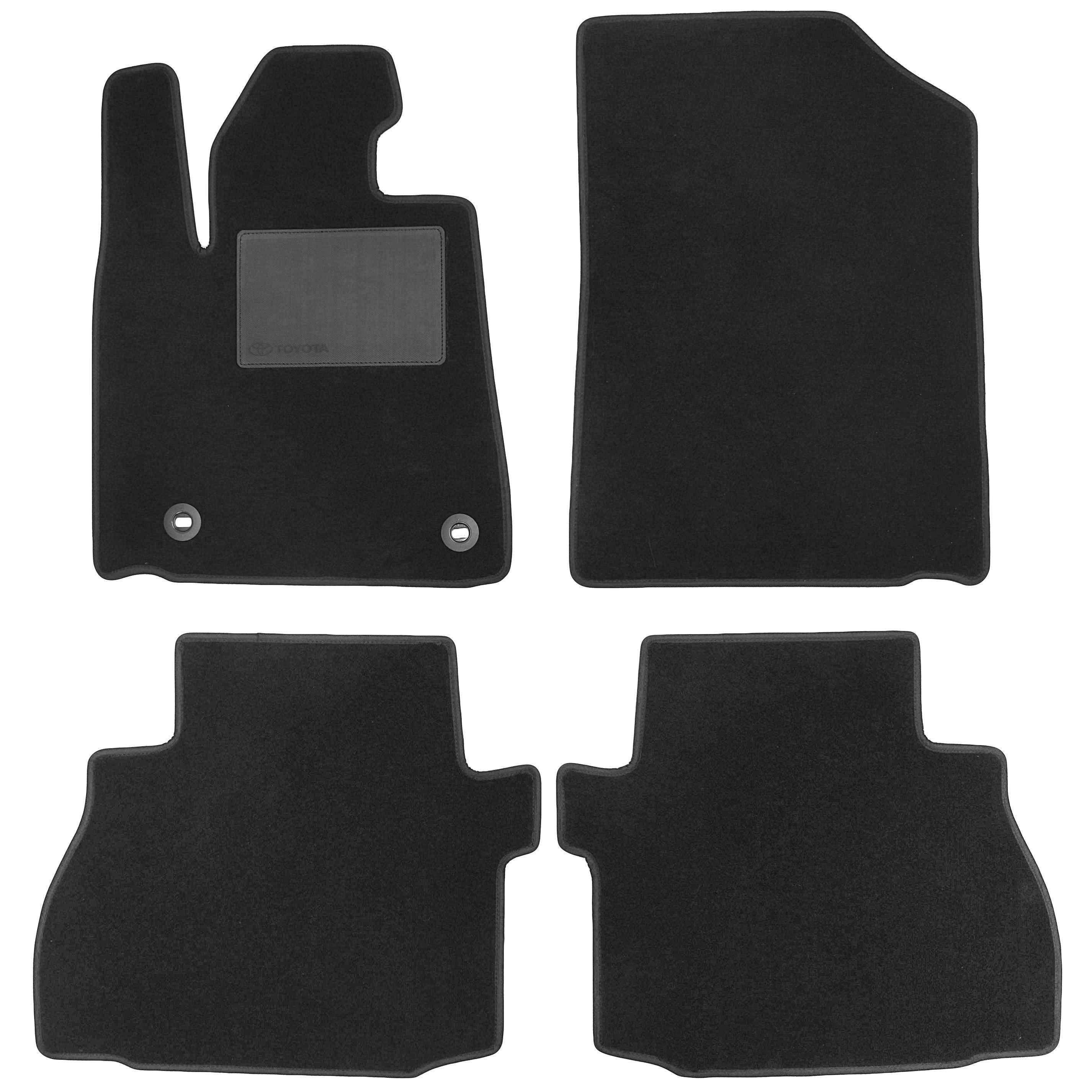 Коврики в салон для Toyota Tundra '13- текстильные Черный (165558)