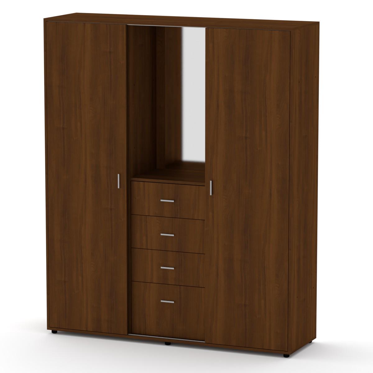 Прихожая МеблиКо Ангелина 160х45х195 см Орех (k-2202-6) Прихожая МеблиКо Ангелина 160х45х195 см Орех (k-2202-6)