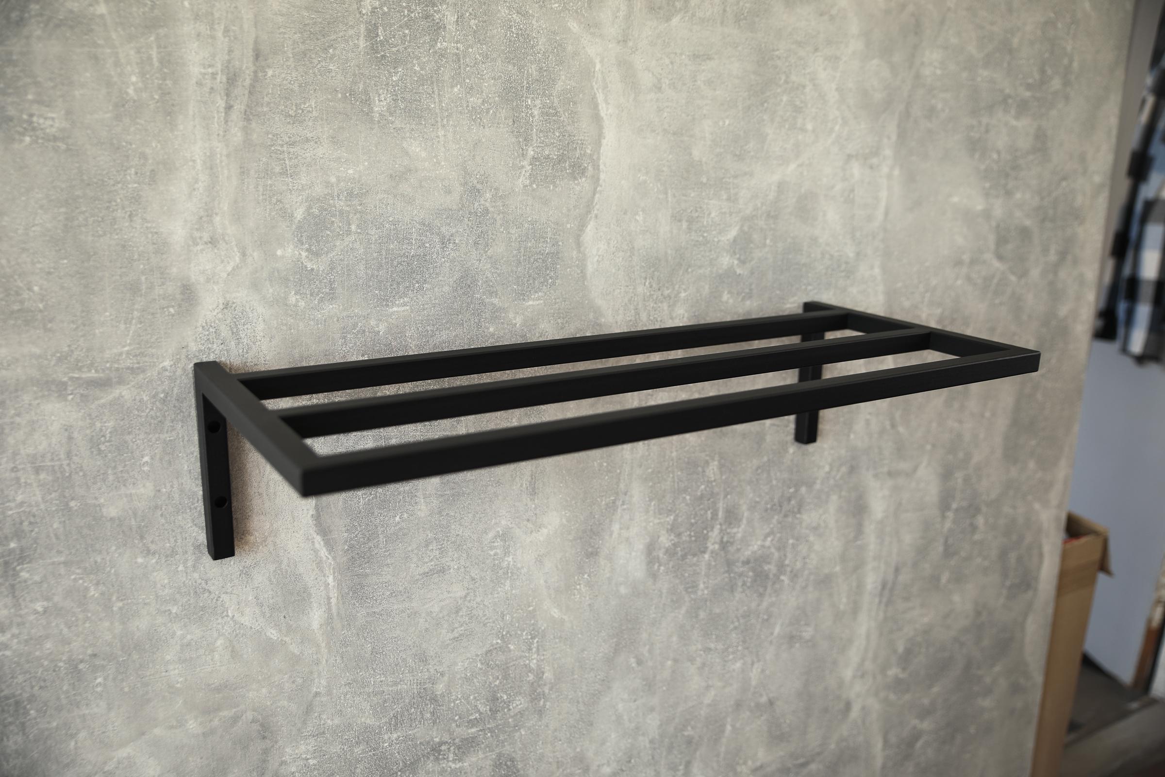 Полка для обуви Sharm одноэтажная из металла в стиле лофт 90х30х17 см (ML-17.5) - фото 2 Полка для обуви Sharm одноэтажная из металла в стиле лофт 90х30х17 см (ML-17.5) - фото 2