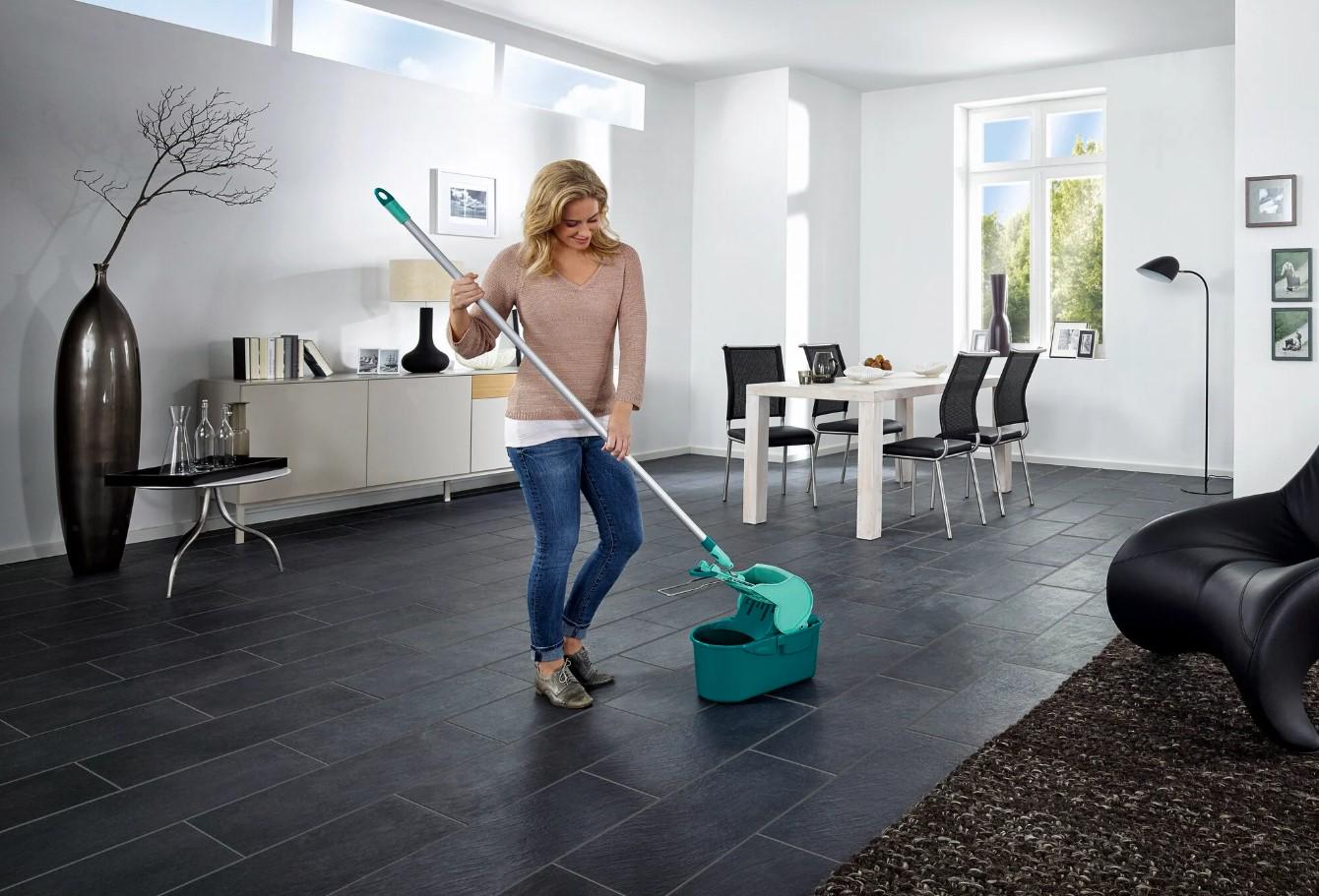 Ведро для уборки Leifheit Profi 55080 Profi Compact с прессом для отжима 8 л (26357390) - фото 10