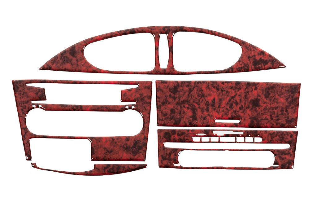 Накладки на панель Титан Meric для Renault Laguna 2001-2007 гг. Черный