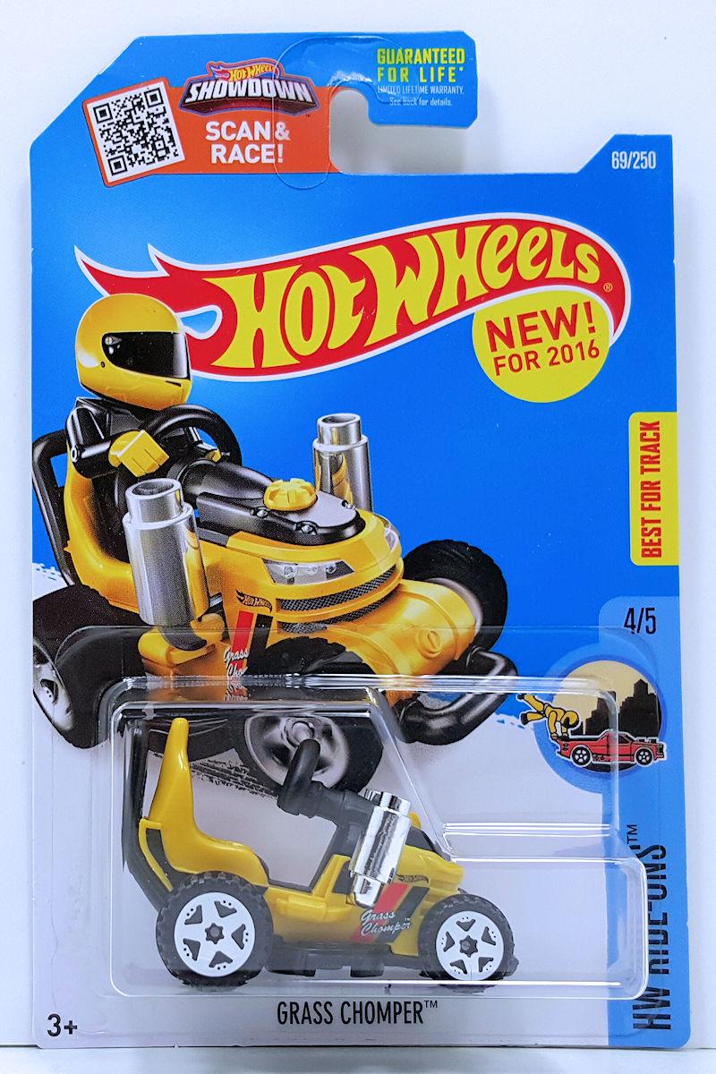 Игрушечная машинка Hot Wheels Grass Chomper 2016 HW Ride-Ons №069 (DHP25)