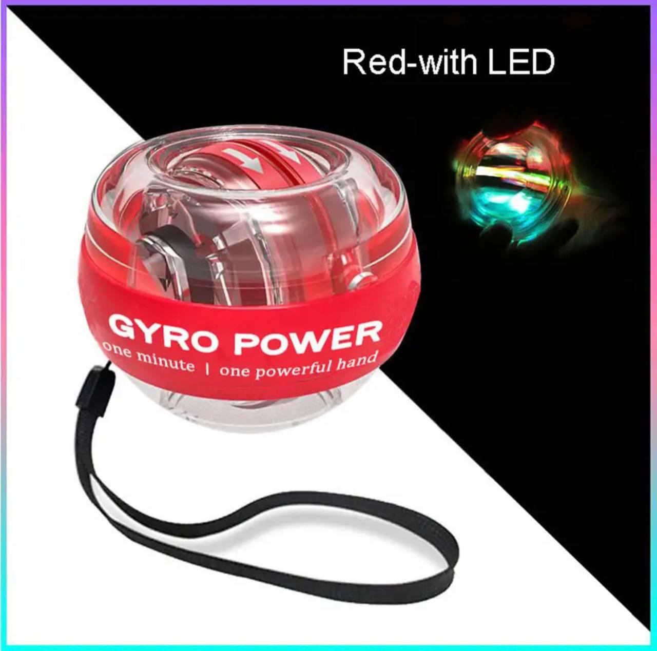Тренажер для зап'ястя Powerball Gyro Ball Dayzo LED Red (11773863) - фото 2