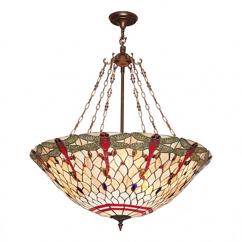 Люстра Тиффани подвесная Brille BR-603S/39-12