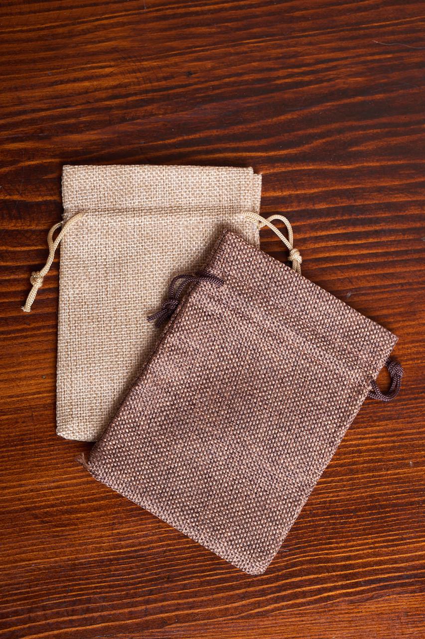Мешочки льняные для фишек нард/шашек 13,5х10 см 2 шт. Мешочки льняные для фишек нард/шашек 13,5х10 см 2 шт.