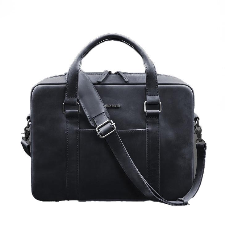 Сумка для ноутбука и документов кожаная Crazy Horse Синий (A-027951) - фото 4 Сумка для ноутбука и документов кожаная Crazy Horse Синий (A-027951) - фото 4