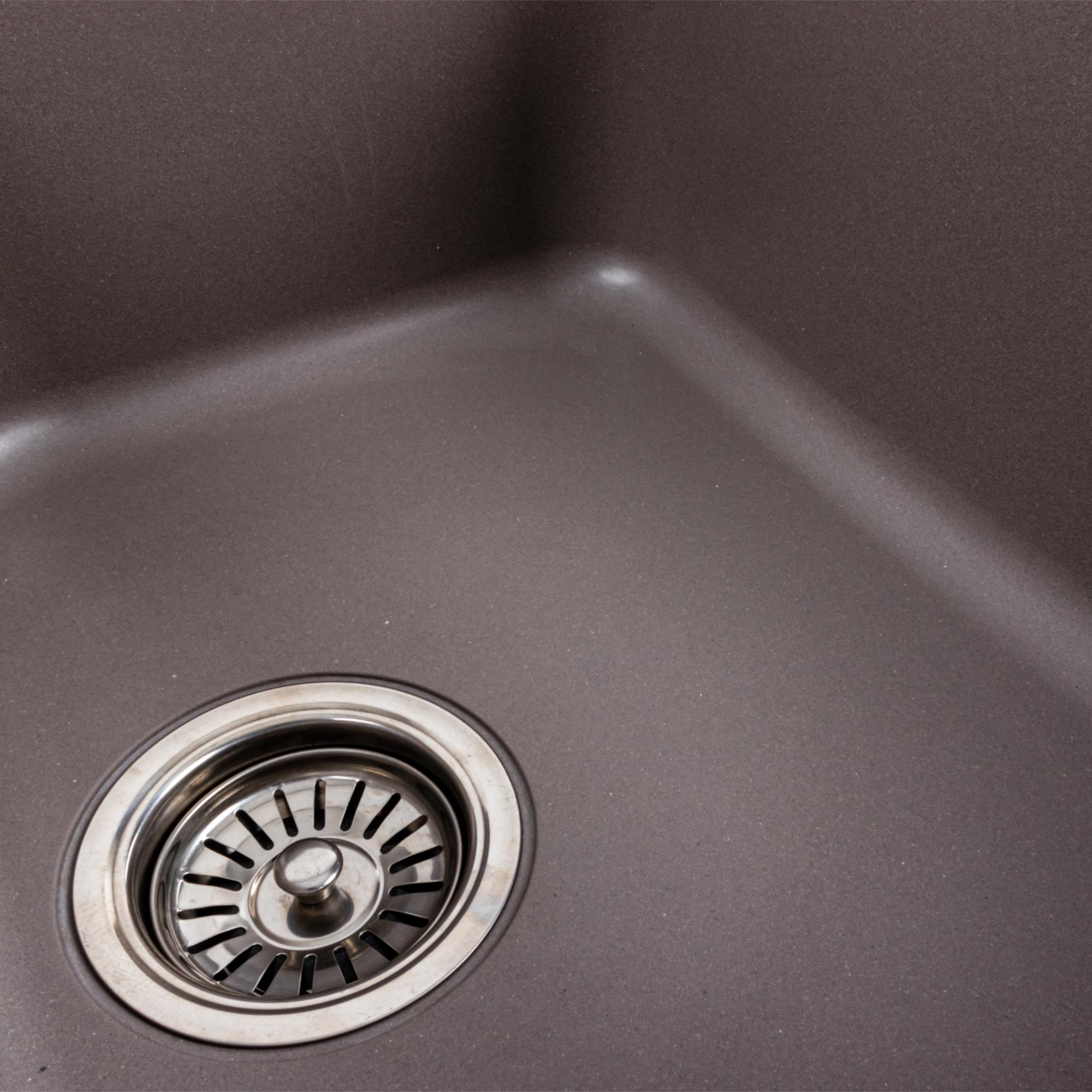 Мойка кухонная Platinum PLS-A40405 две чаши гранитная прямоугольная 785x498 мм Коричневый (25965319) - фото 5