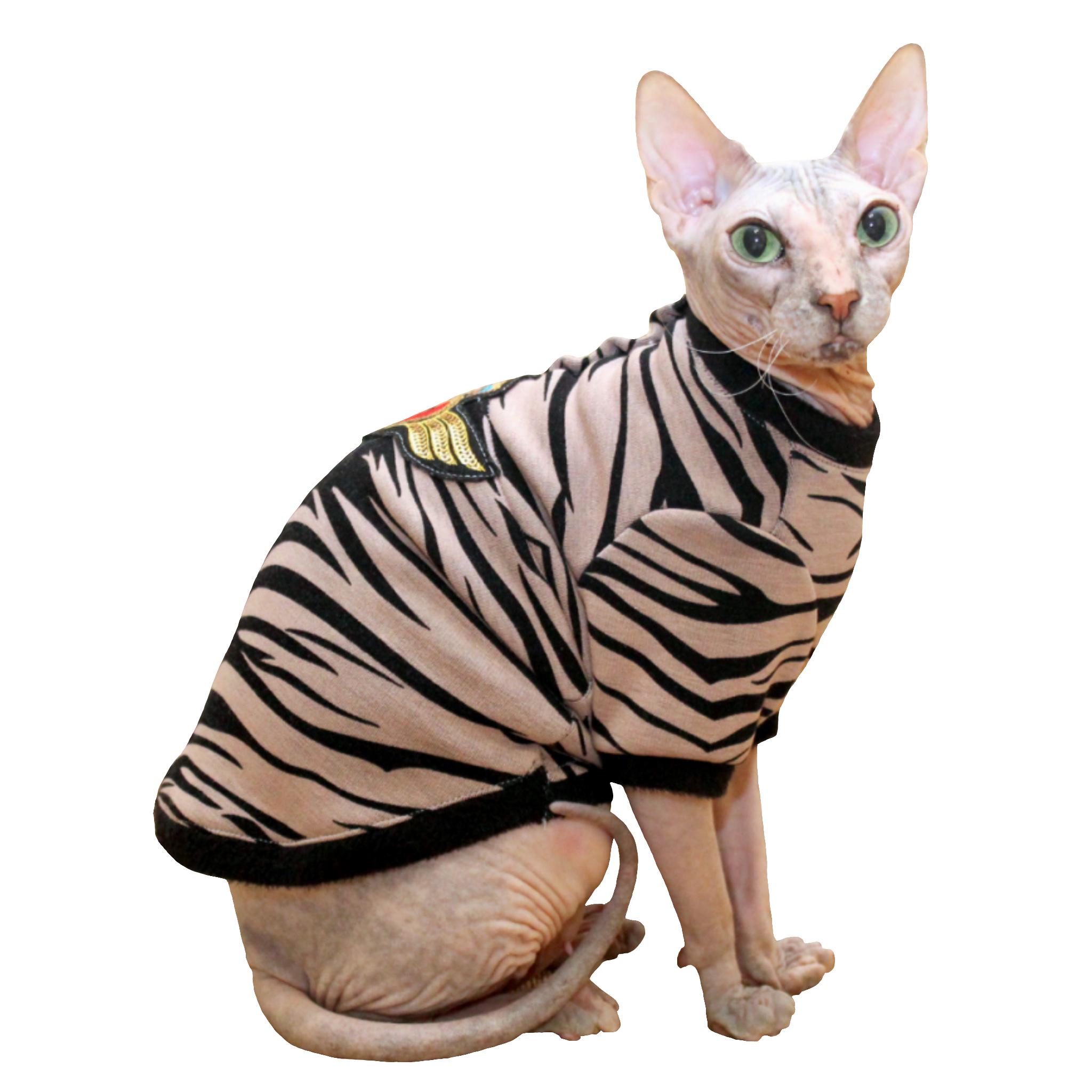 Кофта для кошек с рукавами теплая Style Pets tfz139 M Zebra (304M) Кофта для кошек с рукавами теплая Style Pets tfz139 M Zebra (304M)