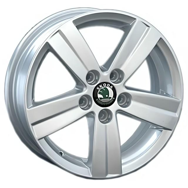 Литые диски Replica Skoda SK33 6x15 5x100 ET38 DIA57,1 Silver
