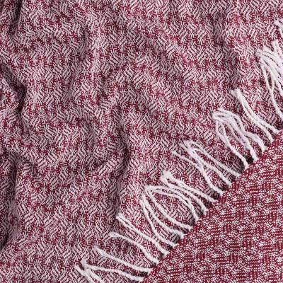 Плед Азалия 140х200 см Бордовый - фото 2 Плед Азалия 140х200 см Бордовый - фото 2