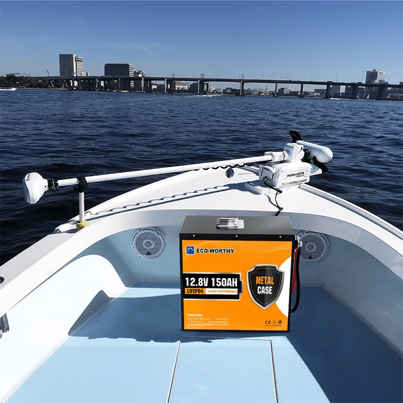 Акумулятор Eco Worthy LiFePO4 у металевому корпусі 3000 циклів 12V 150 Ah 1920 Wh (000965) - фото 8 Акумулятор Eco Worthy LiFePO4 у металевому корпусі 3000 циклів 12V 150 Ah 1920 Wh (000965) - фото 8