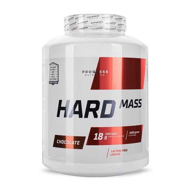 Гейнер Progress Nutrition Hard Mass Lactose Free 4 кг Шоколад (21832-01)