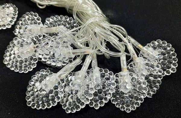 Гірлянда Листочки Parts-3 5717 20 LED прозорі фігурки Мультіколор (47647) - фото 6