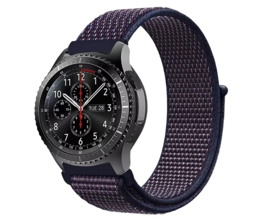 Ремінець нейлоновий BeWatch для Amazfit BIP/Bip Lite/Bip U/Pro/Mini/GTS/GTS 2/Gtr 42 мм 20 мм липучка Фіолетовий (1011389) - фото 3 Ремінець нейлоновий BeWatch для Amazfit BIP/Bip Lite/Bip U/Pro/Mini/GTS/GTS 2/Gtr 42 мм 20 мм липучка Фіолетовий (1011389) - фото 3