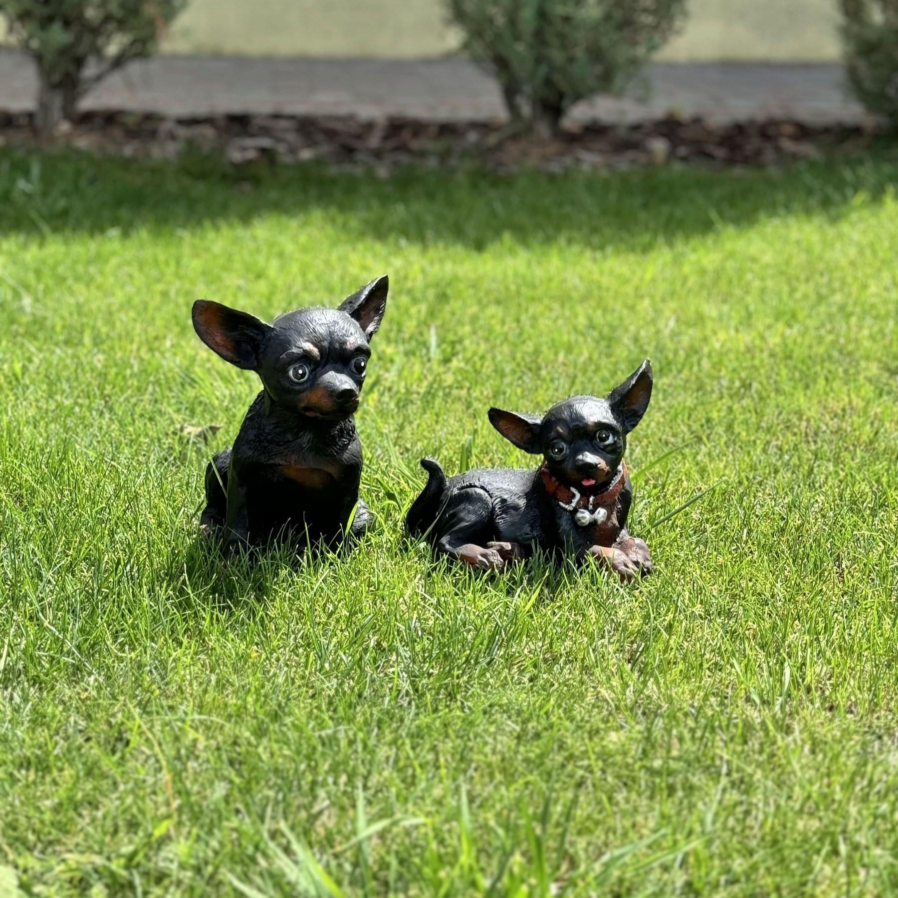 Комплект фигурок Тот терьер 18×13×22 см + 23×17×12 см 2 шт. (4442) - фото 3