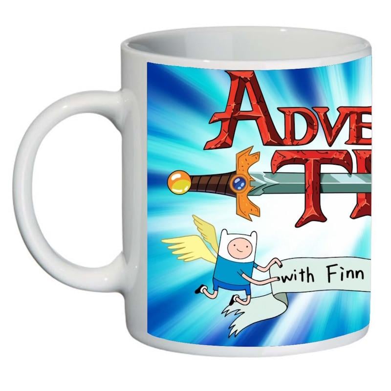 Чашка с принтом Время приключений SC-ATR-001-4 (2181713207)