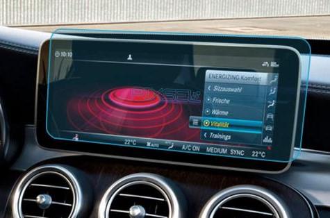 Защитное стекло Pixsel гибридное матовое на монитор Mercedes Benz C-CLASS 12" 2018-2020