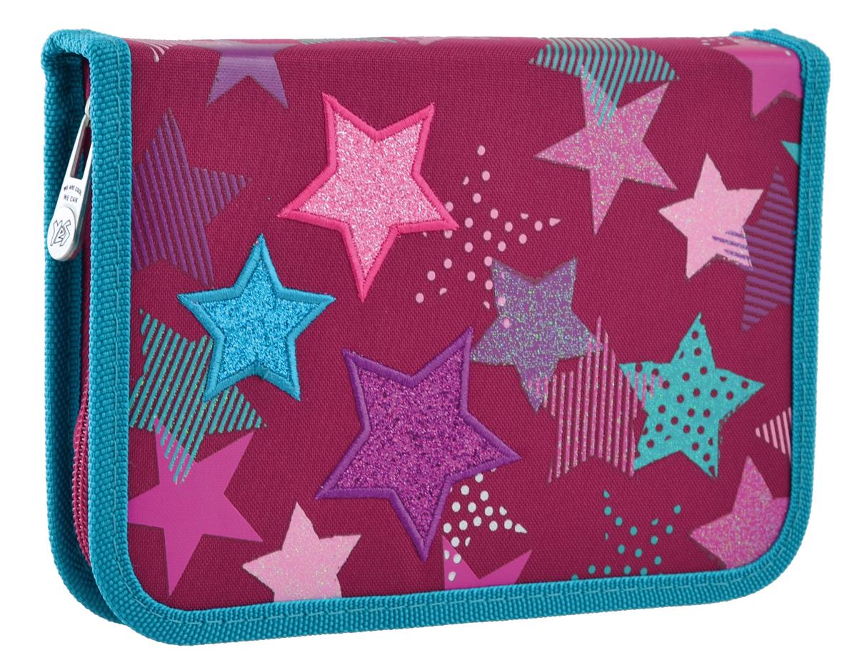 Пенал твердий YES одинарний без клапану HP-02 Stars (532131)
