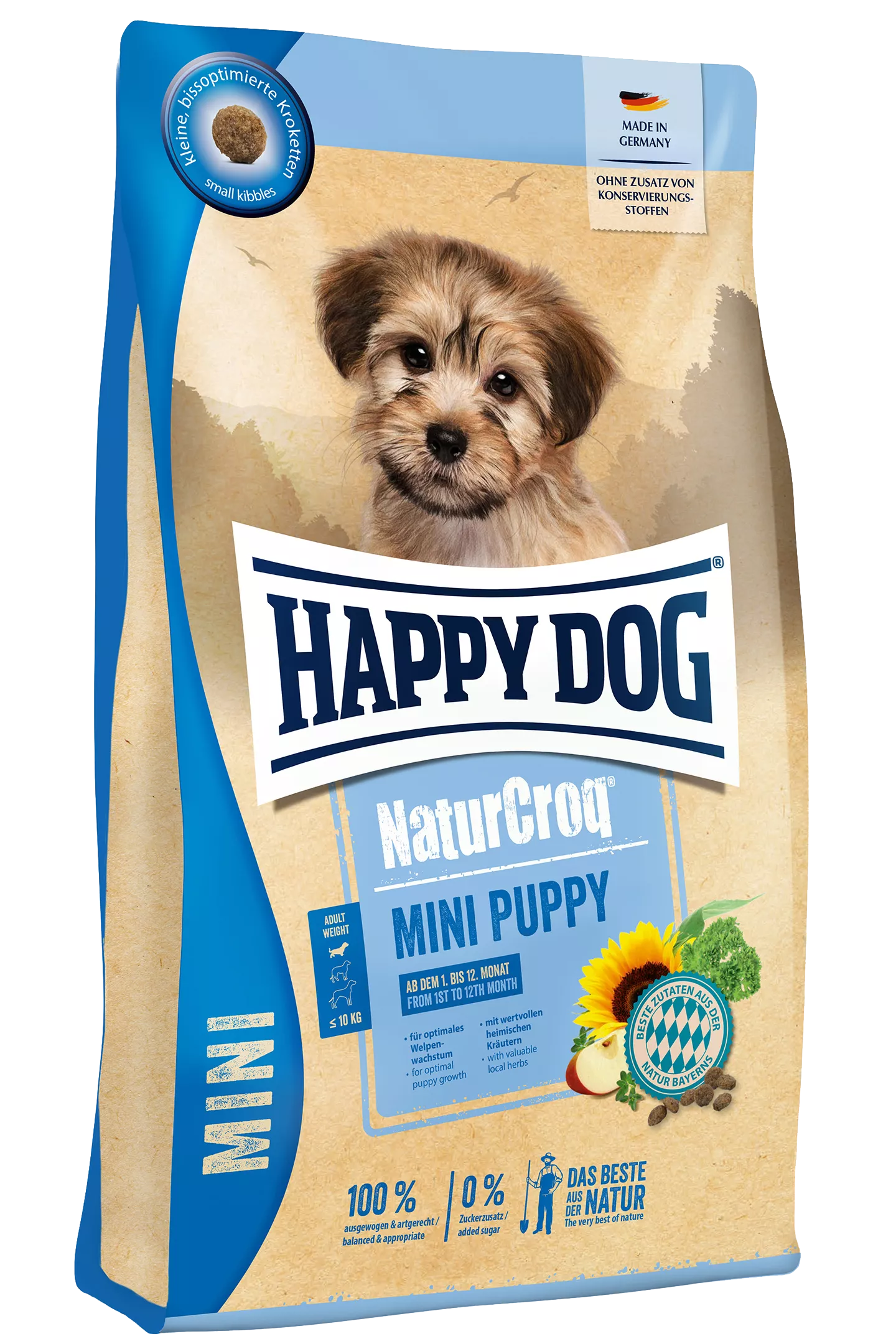 Сухий корм Happy Dog Natur Croq Mini Puppy для цуценят маленьких порід 4 кг (61218)