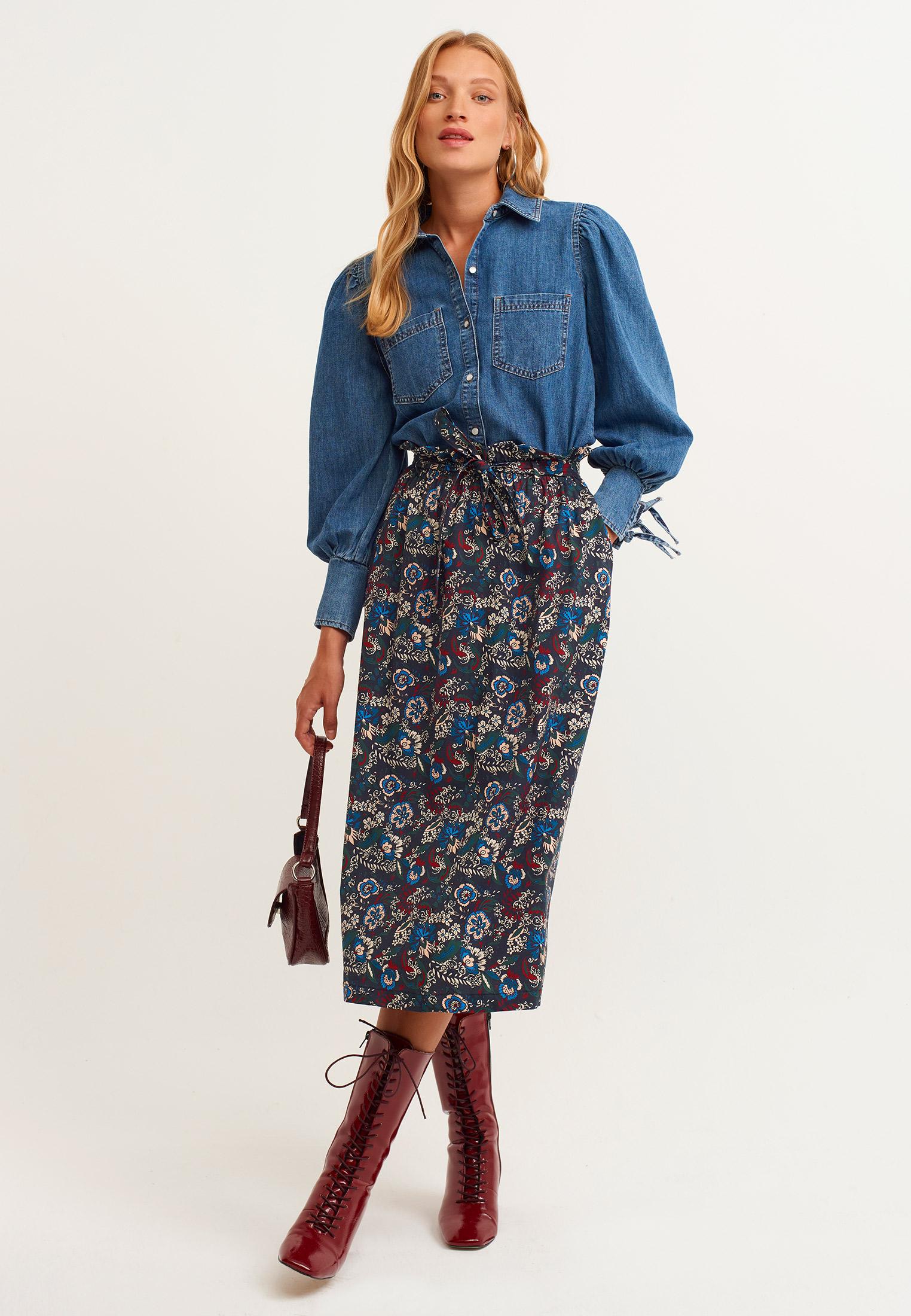 Рубашка женская Oxxo ox-gale XS Синий - фото 2 Рубашка женская Oxxo ox-gale XS Синий - фото 2